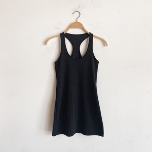 Lululemon Racerback Longline Tank Top Size 6 Dark Grey
